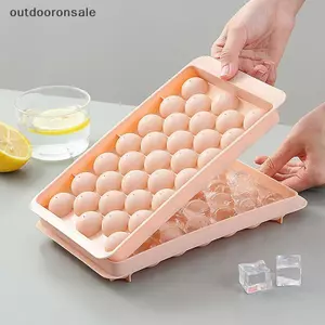 Khay đá viên kim cương 3D có nắp Máy làm bóng hình cầu Khuôn nhà bếp FSI