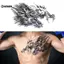 KUZHEN Lớn Ngực Eo Vai Ba Chống Thấm Nước Tạm Thời Hình Xăm Stier Chéo Lông Cánh Gai Giả Tatoo Underboob Body Art HOT