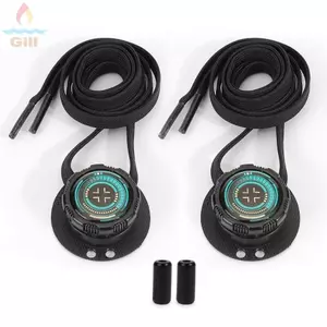 GILL 1 Cặp Ren Không Dây, Nút Xoay Phẳng Rộng Không Tay, Nút Xoay Thời Trang Nhanh Điều Chỉnh Không-Tie Nhanh-Điều Chỉnh Ren Nam