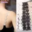 BORAGETE 1 Dây đeo Áo lót, Dây đeo áo ngực vô hình rỗng liền mạch, Dây đeo áo ngực có thể điều chỉnh hoa chống trượt cho các chương trình thời trang và trang phục hở lưng