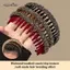 AqToCna Thời Trang Floing Acrylic Kim Cương Giả Viền Tóc Cho Nữ Màu Trơn Răng Chống Trơn Trượt Tóc Phụ Kiện Tóc AqToCna