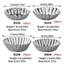 DONOVANQQ 200 / 250 Chiếc Khuôn Trứng Tart, Khuôn Bánh Ngọt Dẫn Nhiệt Nhanh Chống Dính, Dụng Cụ Làm Bánh Đa Năng 200 / 250 Chiếc Khuôn Bánh Cupcake Covenient Nướng Bánh