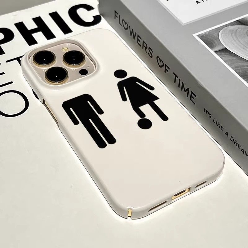 Ốp Điện Thoại YIJS Phim Thích Hợp Cho IPhone 11 12 PRO 17 AIR 13 14 15 ProMax 16 E XR XSMAX 7 8 PLUS Series Ốp Cứng Bóng Niche Influencer