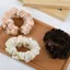 Retro Tất Cả Trận Đấu Scrunchy Dây Buộc Tóc Nữ Mùa Thu Đông Phong Cách Hàn Quốc 1LTN