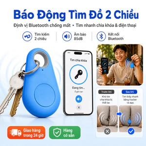 ⚡Ship Nhanh⚡Báo động tìm đồ hai chiều | Định vị Bluetooth chống mất | Công cụ tìm kiếm vật phẩm theo dõi thông minh