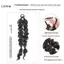 LUImo 1 Cái Tổng Hợp Phong Cách Pháp Bọc Tay Bong Bóng Bím Tóc Giả Đuôi Ngựa Tóc Giả Dài Bện Lông Tơ Tóc Giả Bím Tóc Giả SBS