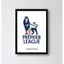 Champions League Premier League Serie A Bundesliga Ligue 1 La Liga Logo Không Khung Vải Chống Thấm Nước Poster, Bóng Đá Nghệ Thuật Treo Tường Cho Thanh Thể Thao Trang Trí Phòng Quạt
