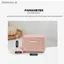 # HB # Ví da PU Quilted Mini Dây kéo đôi Đóng cửa Fluffy Pom Pom Ví nhỏ thời trang dành cho nữ Chuyến đi cuối tuần Sử dụng hàng ngày.