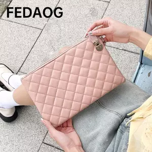 Ly hợp nữ FEDAOG, Ví nữ thêu dung tích lớn, Túi trang điểm PU thời trang Túi xách nữ