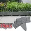 WANYEDI 10 CÁI Hàng rào sân vườn, Hàng rào mô-đun bằng đá giả Trang trí Hỗ trợ cây trồng, Hàng rào sân vườn DIY có thể gập lại