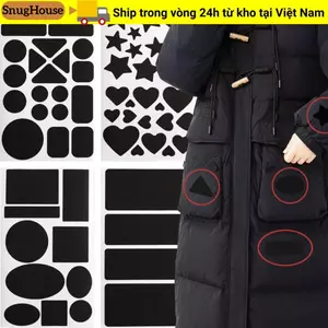 SNUGHOUSE May Vải Miếng Dán, Nhãn Dán Huy Hiệu DIY Craft Miếng Dán Tự Dính, Truyền Nhiệt Có Thể Giặt Miếng Dán Chống Thấm Nước Trang Phục Đính Sửa Chữa Áo Khoác