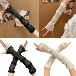 Woke Holiday Ngoài Trời Oversleeve Cánh Tay Bao Nữ Thanh Thiếu Niên Chống Nắng Nhanh Khô Cánh Tay Bao
