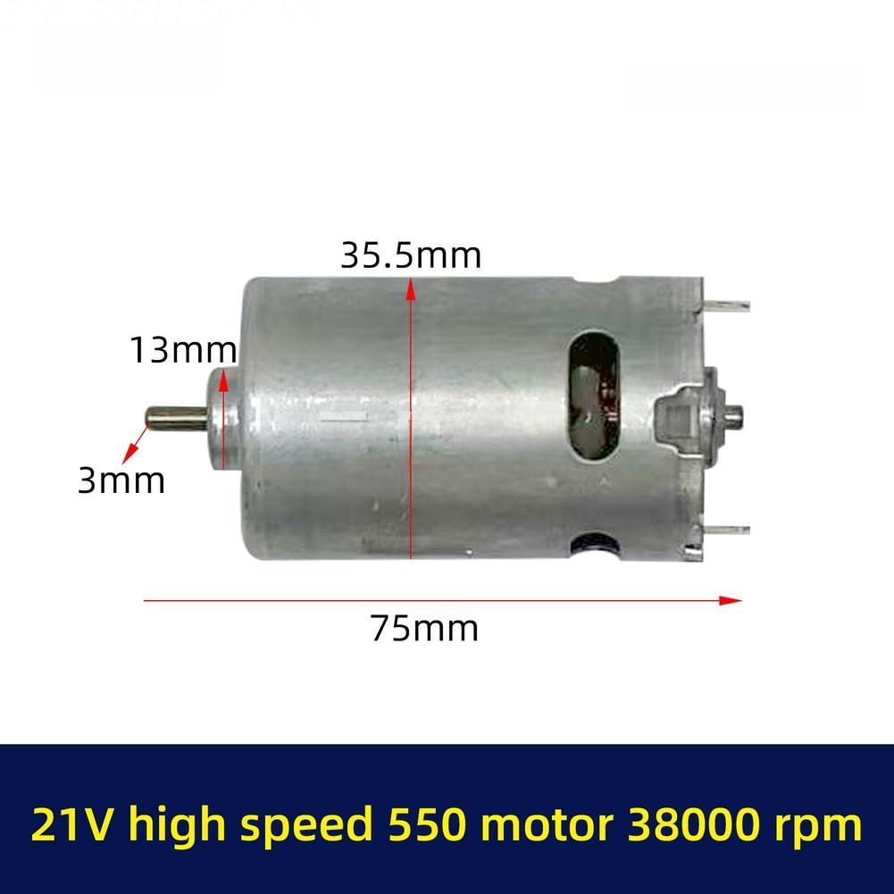 Động cơ máy thổi không chổi than 21V 550 38000 RPM Động cơ DC được thiết kế chính xác