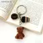 # HB # Móc khóa mặt dây chuyền gấu nhỏ ba chiều dễ thương Túi cá tính quyến rũ Động vật hoạt hình Bapa Treo mảnh Accessorie.