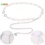 < Honeyba > Dây đeo thắt lưng hoa rỗng bằng kim loại thời trang dành cho nữ Váy áo sơ mi phù hợp với trang trí Thắt lưng Cơ thể Dây chuyền đẹp