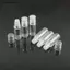 AA 5 Chiếc Mini Clear 3ml Trống Rời Hộp Đựng Bột Chai Nhựa Có Phích Cắm 3 Lỗ Sifter Có Thể Đổ Lại Cho Phấn Mắt Mỹ Phẩm VN