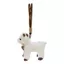 QEARY Đứng Mặt Dây Chuyền Cừu, Dễ Thương PP Cotton Tân Cương Búp Bê Cừu Cho Bé, Quà Lưu Niệm Du Lịch 14cm DIY Kawaii Cừu Sang Trọng Móc Khóa Túi Trang Trí