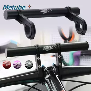 Giá đỡ xe đạp METUBE, Giá đỡ mở rộng tay lái 10 / 20 / 30cm bằng hợp kim nhôm, Lắp đặt dễ dàng Giá đỡ đèn tiết kiệm không gian đa chức năng Chống rỉ sét Giá đỡ xe đạp đường núi