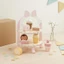 Quà Tặng Giả Vờ Tiệc Trà Món Tráng Miệng Đứng Sơn Hồng Sweet Shop Play Set Đánh Bóng Cạnh Cho Bé Gái, Trẻ Em