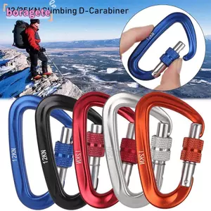 BORAGETE Professional Carabiner Ngoài Trời Ascend Nhôm Chất Lượng Cao An Ninh Master Lock