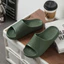Dép xỏ ngón đế dày EVA Nam Nữ Nhà Phòng tắm Dép chống trượt Hộ gia đình 3D Màu xanh lá cây Flip-Flops Đọc