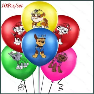 YT4 10 Cái / bộ Hoạt Hình Dễ Thương PAW PATROL Bong Bóng Cao Su Trang Trí Tiệc Sinh Nhật