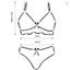 Bộ Bikini Ren - Đồ Bơi Dây Đeo Spaghetti Cho Nữ Đi Biển Ngày Lễ