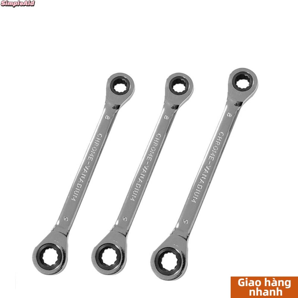 [Vận chuyển nhanh] Bộ cờ lê SIMPLEAID, Cờ lê móc vòng di động tiện lợi, Dụng cụ sửa chữa xe bằng kim loại hai đầu chuyên nghiệp bền bỉ cho ô tô