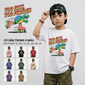 Áo thun bé trai học sinh Dễ chịu Thời trang bé trai từ 2-12 tuổi
