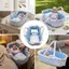 PPY Búp Bê Đáng Yêu Giường Giỏ Đựng Búp Bê Cho 30Cm Đồ Chơi Sang Trọng Trẻ Em Trong Nhà Ngoài Trời Chơi Thời Gian