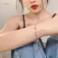 PNPIA- Vòng Tay Zircon Bạc Cho Nữ Thời Trang Ngọt Ngào Bé Gái Lấp Lánh Vòng Tay Quyến Rũ Tinh Tế Dây Xích Vòng Tay Trang Sức Quà Tặng