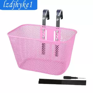 Giỏ Xe Đạp Trẻ Em Phụ Kiện Xe Đạp Kim Loại Tiện Lợi, Đa Năng, Chống Thấm Nước Thay Thế Một Phần Giỏ Trước
