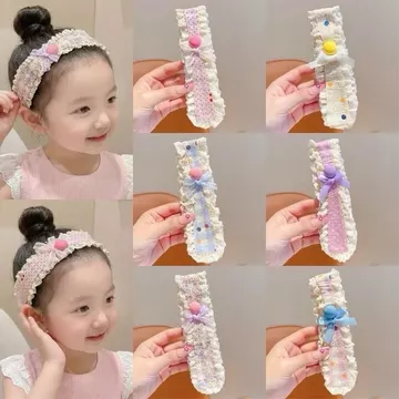 Băng Đô Dán Tóc Cho Bé Gái – Bờm Dán Tóc Giữ Tóc Con Gọn Gàng, Màu Sắc Dễ Thương, Mềm Nhẹ Không Đau Tóc