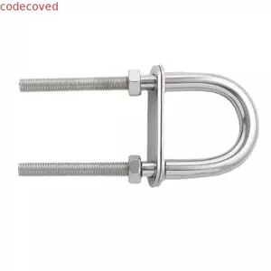 MECOVED Dây Rigging Marine Boat M5 / M6 / M8 / M10 Kim loại U-bolt Thuyền Phần cứng U-bolt Phụ kiện du thuyền Vít thép không gỉ 304 có đai ốc