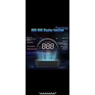 HUD M8 Thiết Bị Hiển Thị Thông Tin Trên Kính Lái Cổng OBD2 - Lái Xe An Toàn