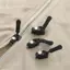 Đầu dây kéo AMLU, Bộ sửa chữa dây kéo khóa xấu thay thế DIY, 3 kích thước khác nhau Dụng cụ may kim loại Đầu dây kéo Vali