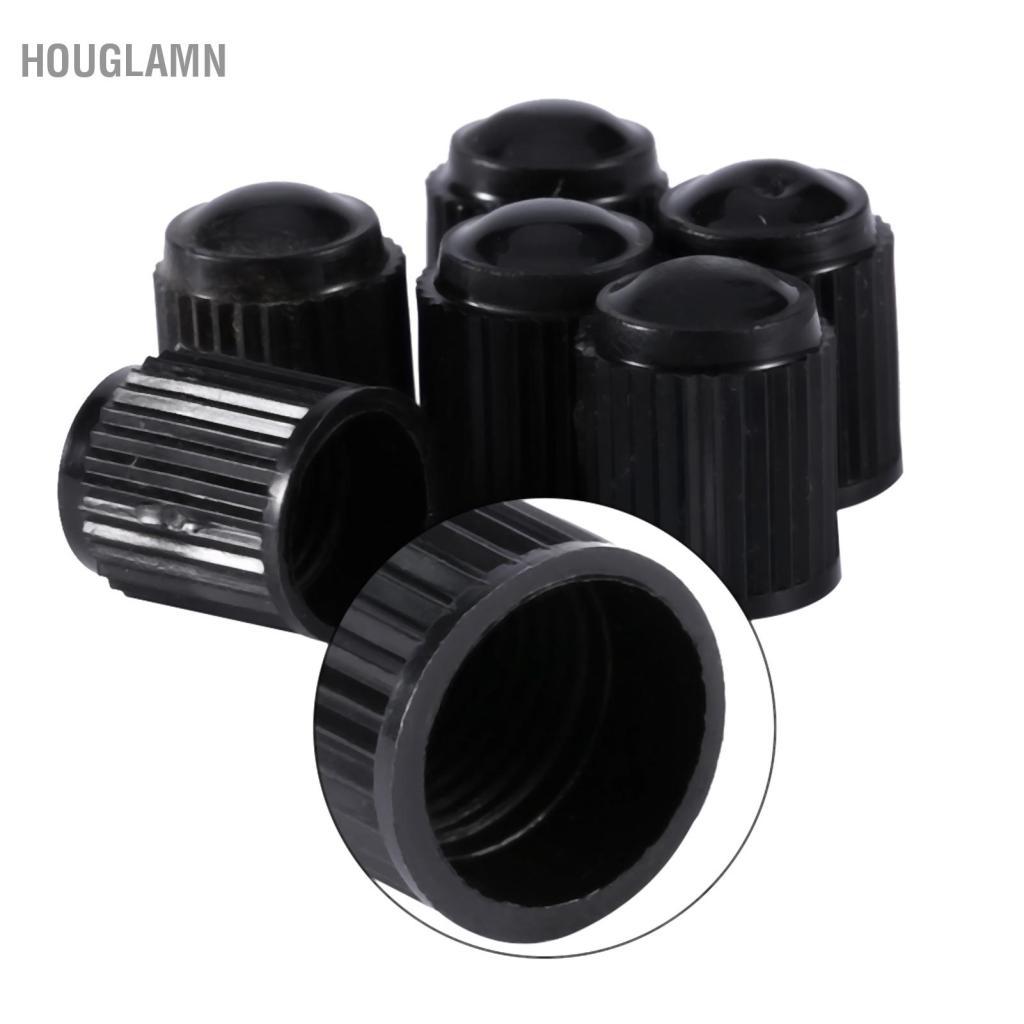 Houglamn Houglamn Lốp Van Thân 100 Chiếc Nhựa ABS Màu Đen Xe Hơi Xe Đạp Xe Máy Xe Tải Bánh Xe