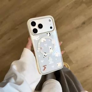Cún cưng Thích hợp iPhone 17/16 trường hợp 15/14/13 mô hình mới 1211 hút từ Tất cả