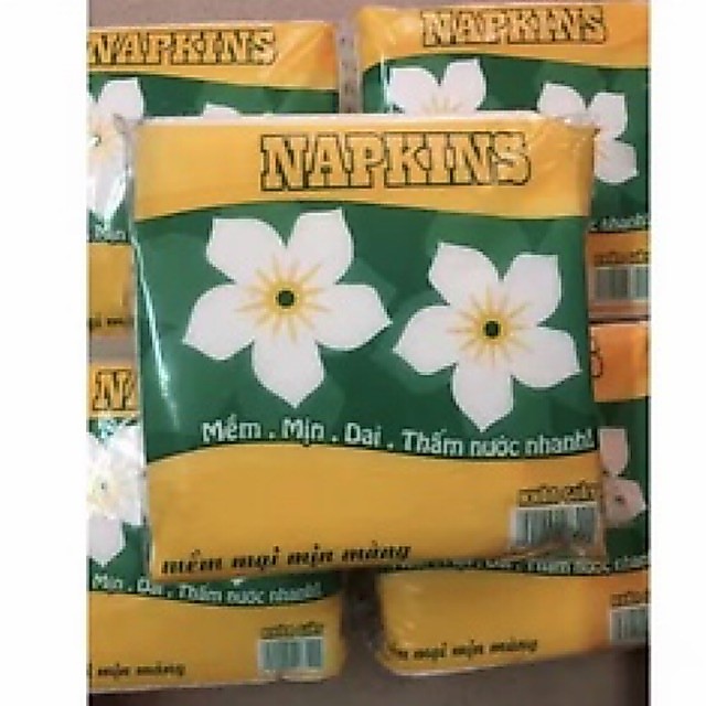 khăn giấy vuông hoa mai napkins