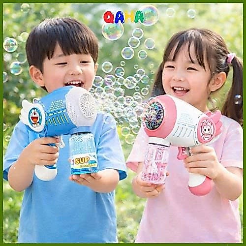 Máy Thổi Bong Bóng Xà Phòng Tự Động Hình Phi Hành Gia Dễ Thương Đồ Chơi Ngoài Trời Cho Bé Đồ Chơi Trẻ Em Vui Nhộn- QAHA