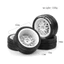 4 65mm 12mm Hex Rally Lốp Và Bánh Xe Trôi Nhựa RC Trên Đường Lốp Cho 1: 10 Tamiya XV01 XV02 TA06 TT01 TT02 PTG2 144001 A959 HPI KYOSHO
