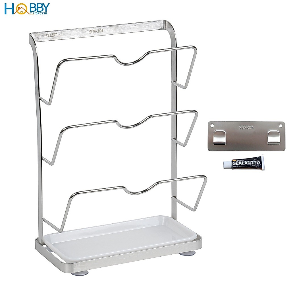 Kể để nắp vung thớt đa năng inox 304 Hobby home decor TT12