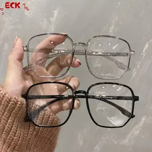 ECK Kính Polygon Thời Trang Học Sinh Nữ Kính Chống Ánh Sáng Xanh HOT