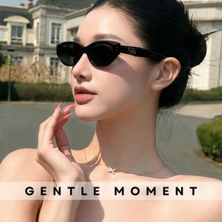 Kính râm mắt mèo chống tia UV GENTLE MOMENT kính mát thời trang nam nữ phong cách sang trọng đi chơi đi học GMT838
