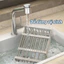 Kệ Gác Bồn Rửa Chén Inox 304 Thu Gọn Mở Rộng Đa Năng Ráo Nước Tiện Lợi Cho Nhà Bếp Hiện Đại