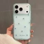 Ốp Điện Thoại Sương Mù Hoa Cho iPhone 17 Pro Max 16 15 14 13 Vỏ Bảo Vệ Chống Sốc