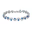 Vòng Tay Trái Tim Đồng Kẻ Sọc AAA Zircon Thời Trang Nhiều Màu Sắc Hình Sóng Vòng Tay Nữ Tinh Tế Hình Chữ S Vòng Tay Nhà Sản Xuất