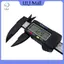 ULJ 150mm 6 inch LCD Kỹ Thuật Số Sợi Carbon Vernier Caliper Đo Micromet.
