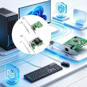 Thẻ mạng PCIE btsg 2 5G có Wake On LAN để truyền dữ liệu ổn định tốc độ nhanh và khả năng tương thích rộng
