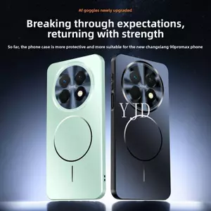 YJD Ốp Lưng Cho Huawei Nova 15 Max Mới Nâng Cấp Khung Ống Kính AF Mờ Kim Loại Mặt Sau Thu Hút Từ Tính Vỏ Điện Thoại Chống Rơi